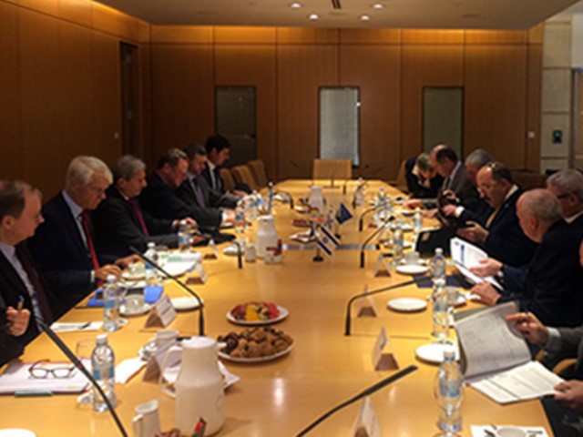 Meeting at the MFA in Jerusalem