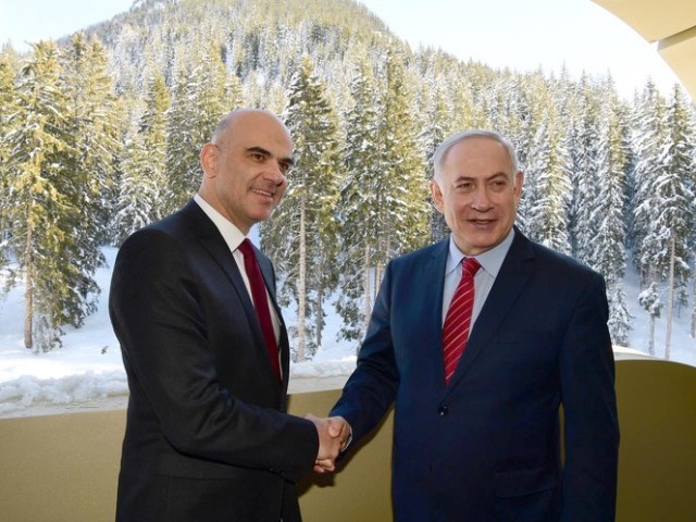 Prime Minister Netanyahu and Swiss President Berset