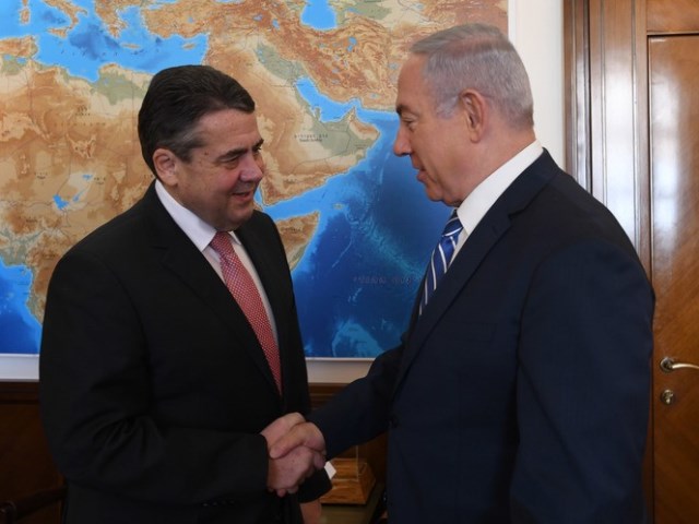 PM Netanyahu meets with German FM Gabriel