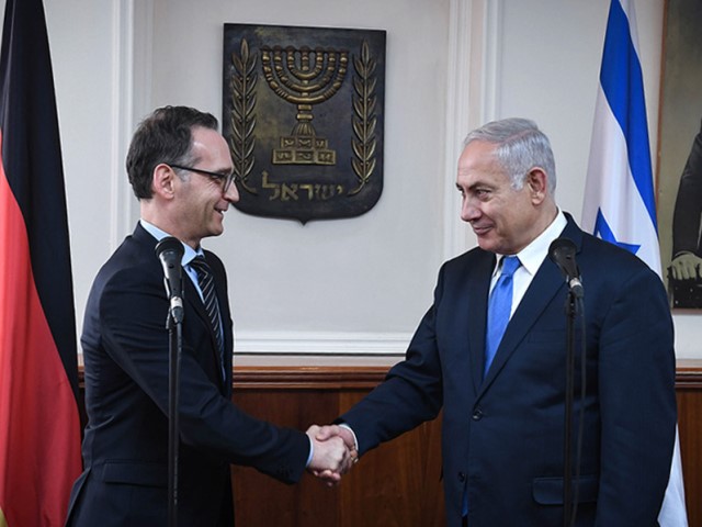 PM Netanyahu with German FM Heiko Maas