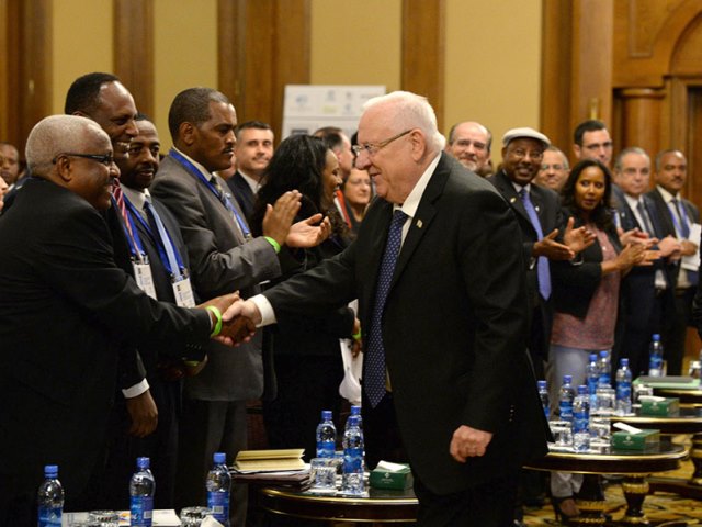 President Reuven Rivlin at the “Impact for Good” conference in Ethiopia