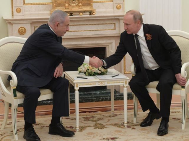 PM Netanyahu with Russian President Putin in Moscow