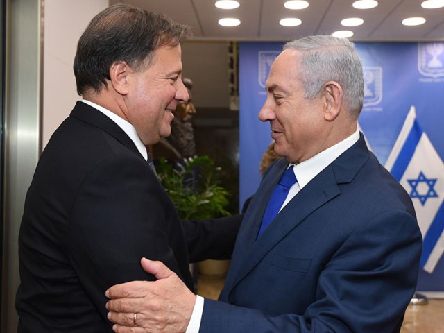 PM Netanyahu with President of Panama Juan Carlos Varela