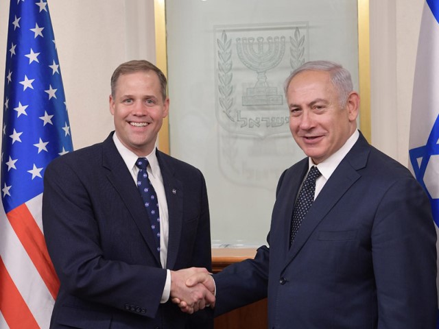 PM Benjamin Netanyahu with NASA Administrator Jim Bridenstine