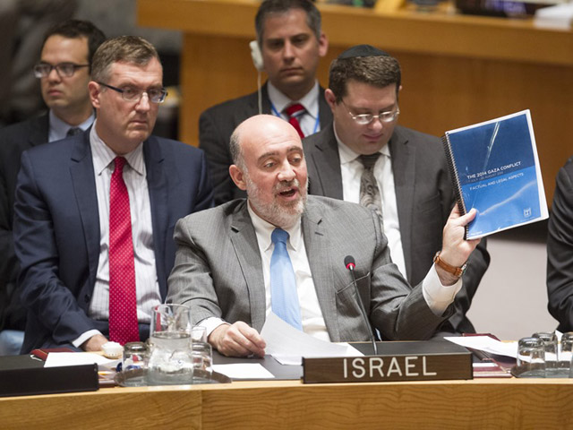 Ambassador Ron Prosor addresses the UN Security Council