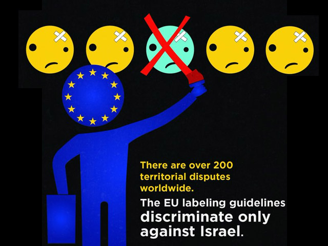 There are over 200 territorial disputes worldwide. The EU labeling guidelines discriminate only against Israel.