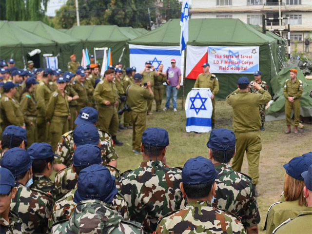 Opening of the field hospital in Kathmandu