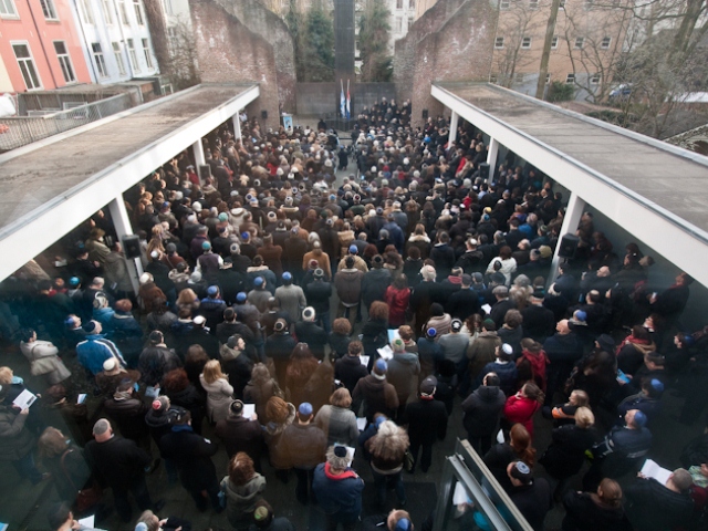 Yom HaShoah Herdenking Hollandse Schouwburg / Photo: Photo Dirk P.H. Spits / DPHOTO