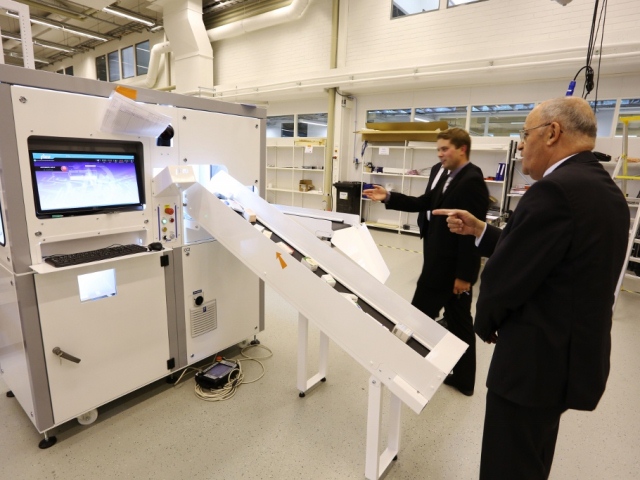 Ambassador Ashbel at NewIcon Kuopio facilities