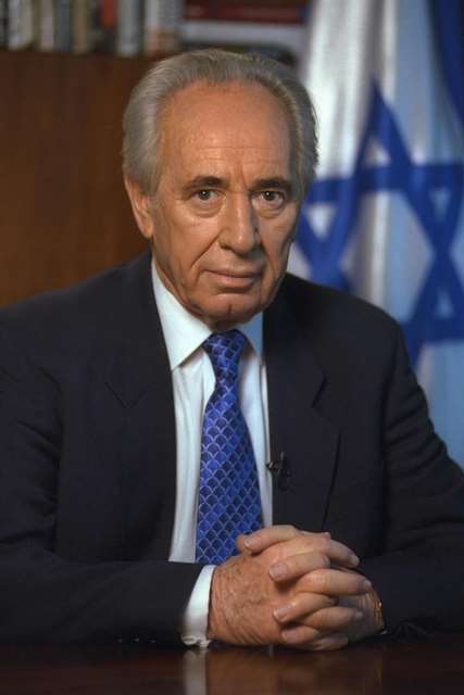 PORTRAIT OF PRIME MINISTER AND DEFENSE MINISTER   SHIMON PERES.פורטרט, ראש הממשלה ושר הביטחון שמעון פרס.