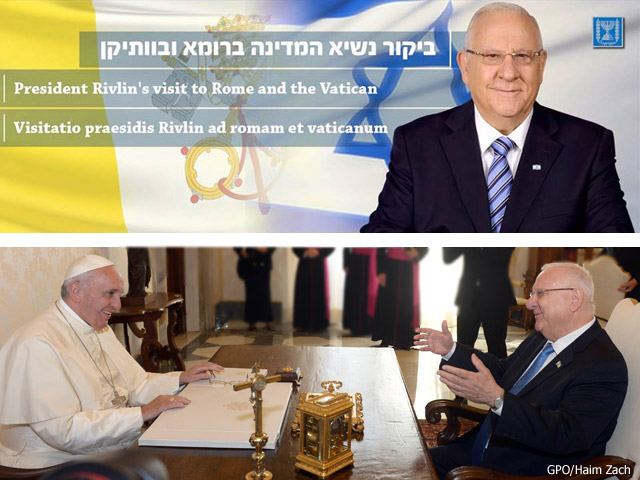 President Rivlin's visit to Rome and the Vatican