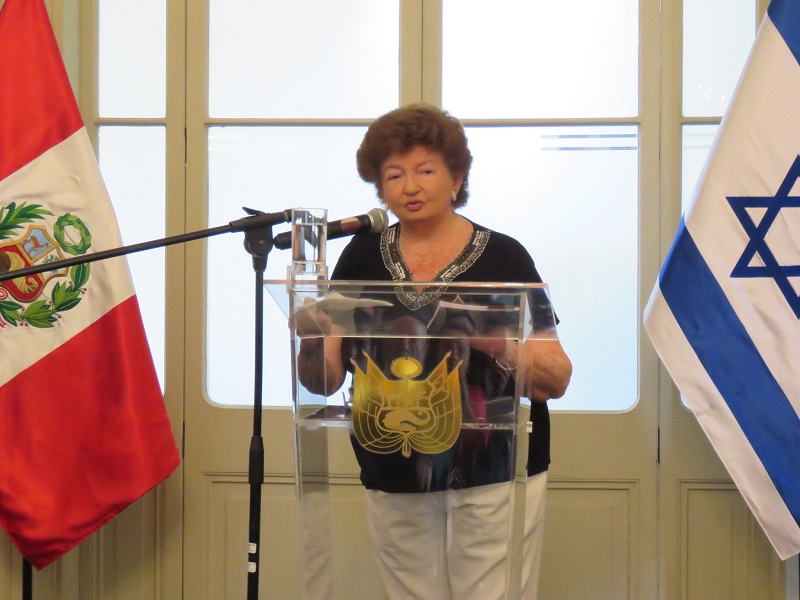 Sra. Halinah Wolloh, sobreviviente de Polonia