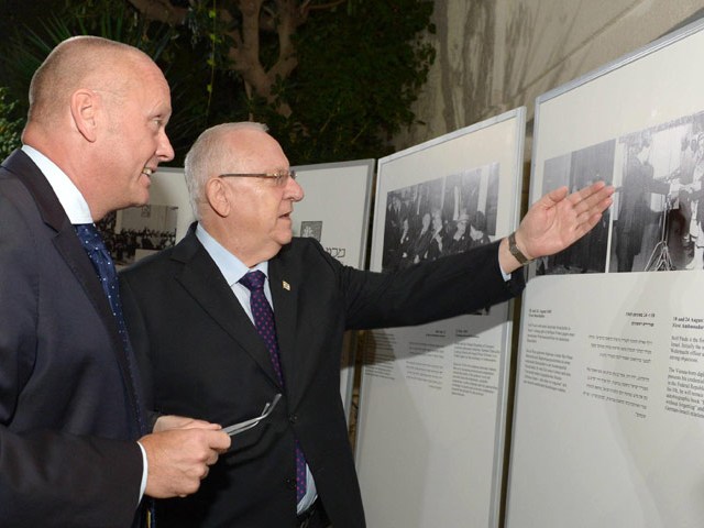 President Rivlin with German Ambassador Andreas Michaelis