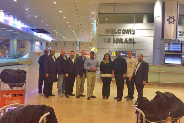 Brooklyn Borough President Eric Adams in Israel