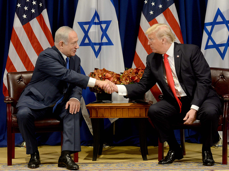 PM Netanyahu meets with US President Donald Trump