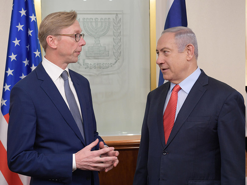 PM Netanyahu with U.S. Special Representative Brian Hook