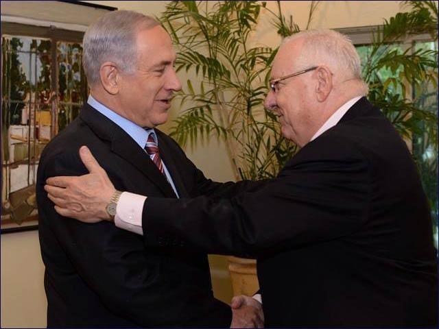 President-elect Rivlin with Prime Minister Netanyahu in Jerusalem