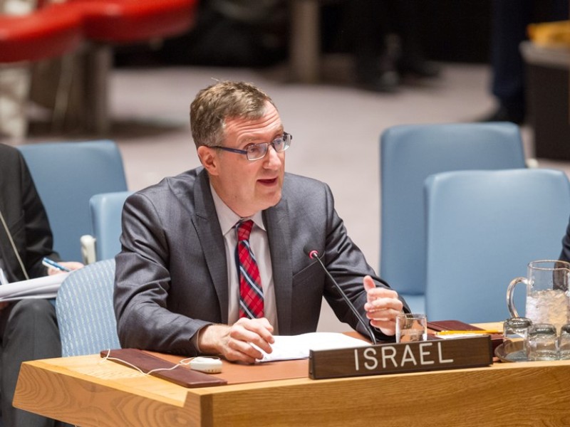 Amb. David Roet addresses the UN Security Council