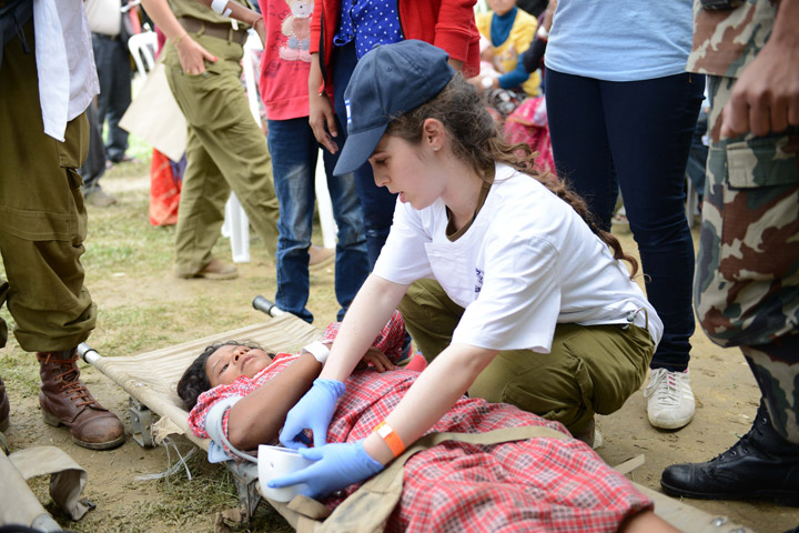 Treating the wounded following the devastating earthquake in Nepal