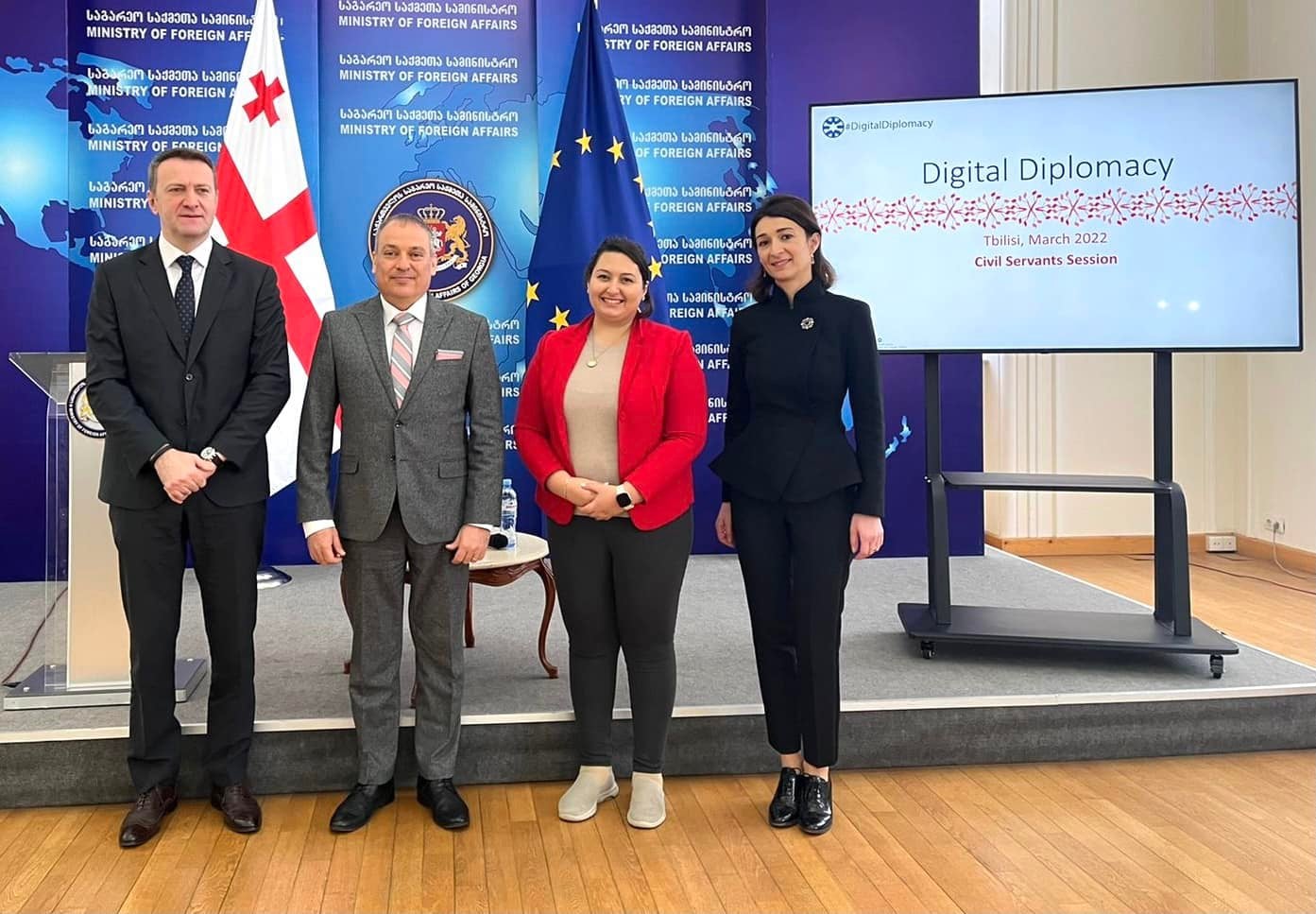 Digital Diplomacy training for the young Georgian diplomats