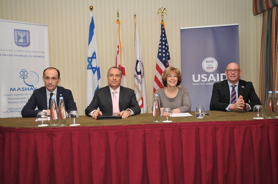 Israeli Ambassador meets Ran Gidor and USAID Deputy Administrator Bonnie Glick