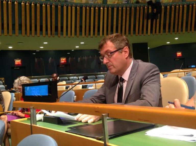 Amb. Roet at the adoption of the Post 2015 agenda framework