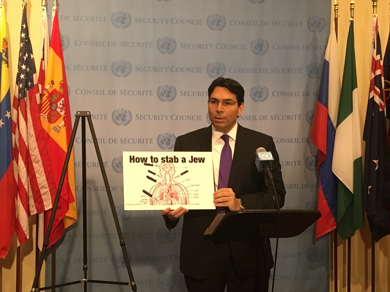 Amb. Danon briefs press