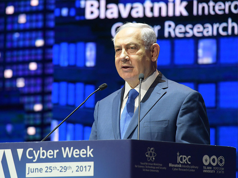 PM Netanyahu addressing Tel Aviv University Cyber Week