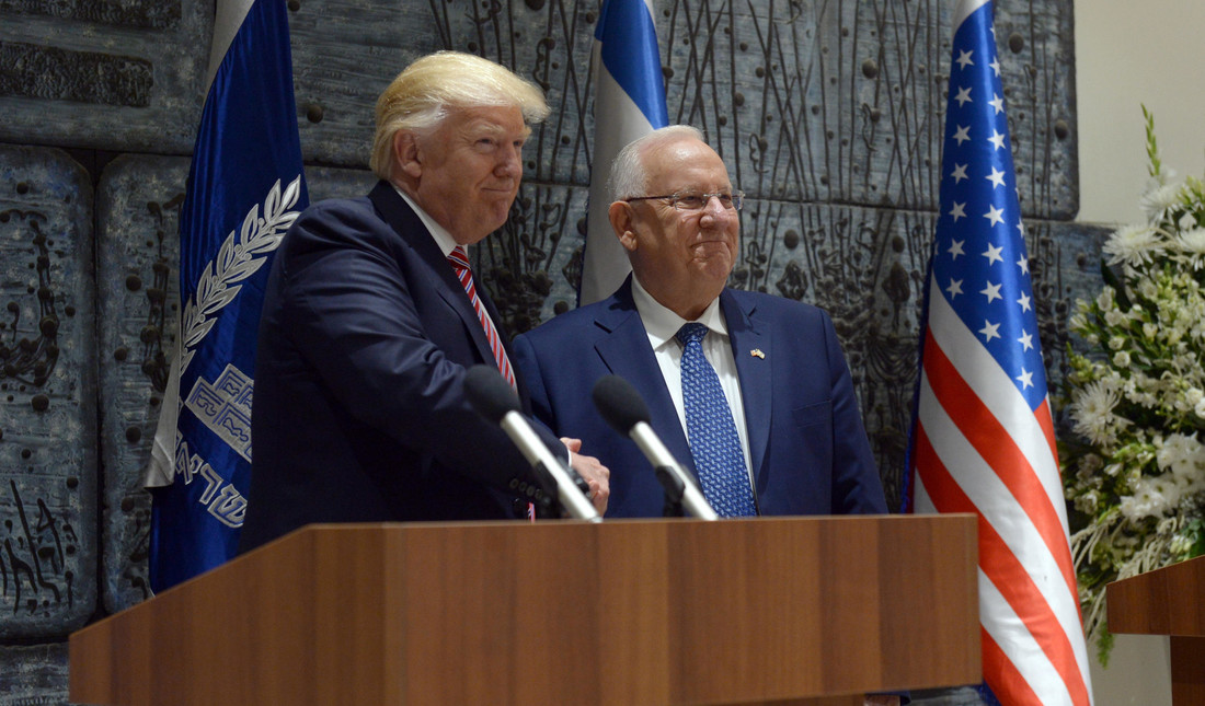 President Rivlin and US President Trump