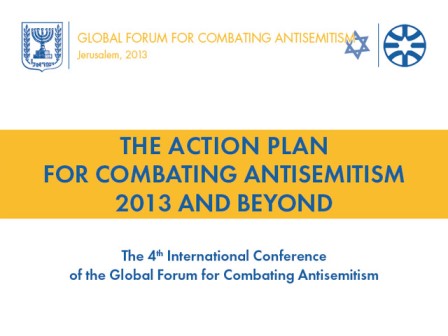 Action Plan for Combating Antisemitsm 2013 and Beyond