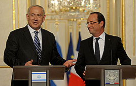 Netanyahu meets Hollande