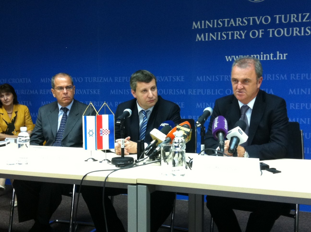 Ambassador Amrani, Minister Misezhnikov, Minister Ostojic